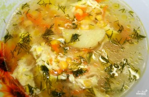 Суп с кукурузой консервированной - фото шаг 5
