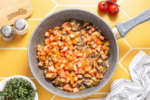 Макароны с шампиньонами - фото шаг 7