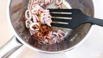 Спагетти с чернилами каракатицы - фото шаг 3