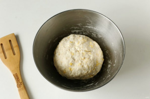 Пышки с сыром на сковороде - фото шаг 5