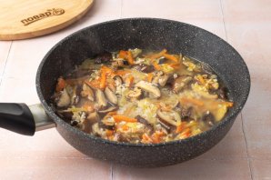 Рис с грибами шиитаке - фото шаг 6