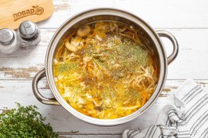 Щи постные с грибами - фото шаг 8