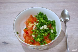 Жареный сулугуни с помидорами - фото шаг 5