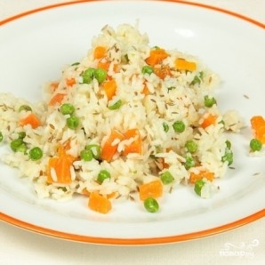 Рис с морковью и горошком - фото шаг 6