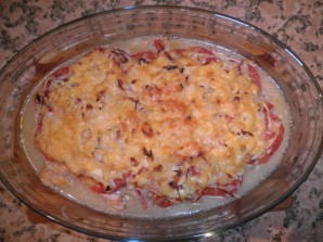 Курица с сыром и помидорами - фото шаг 5