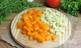 Рецепт овощного рагу с баклажанами и кабачками - фото шаг 2