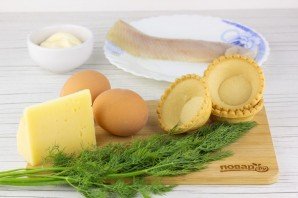 Закуска "Тарталетки с сельдью" на Новый год 2026 - фото шаг 1