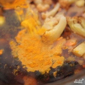 Фасолевый суп Дал Таркари - фото шаг 5