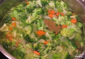 Вегетарианский суп-пюре из брокколи - фото шаг 3