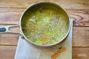 Грибной суп с лисичками - фото шаг 5