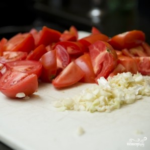 Паста с беконом и помидорами  - фото шаг 3