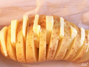Печеный картофель с сыром - фото шаг 2