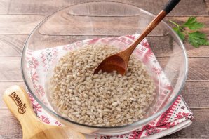 Перловка в микроволновке - фото шаг 7