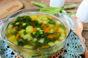 Вегетарианский суп из крапивы - фото шаг 7