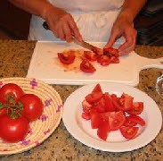 Пенне с помидорами и красным перцем - фото шаг 1