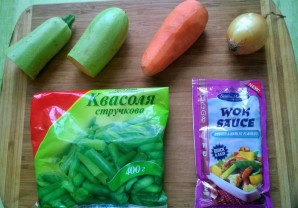 Тушеные овощи под соусом - фото шаг 1