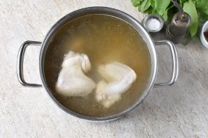 Куриный суп со щавелем - фото шаг 2