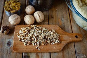 Кулич с орехами - фото шаг 16