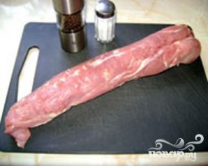 Филе свинины с соусом песто из семечек - фото шаг 1