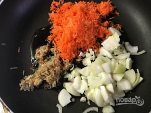 Вегетарианская "Болоньезе" с чечевицей и баклажаном - фото шаг 5