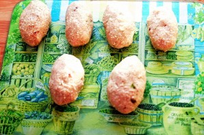 Куриные зразы с печенью и яблоком - фото шаг 4