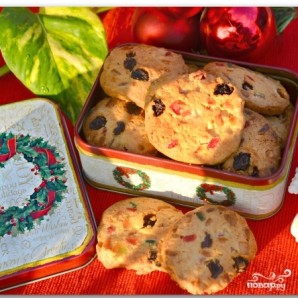 Рождественское печенье с цукатами и орехами - фото шаг 13