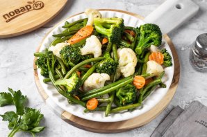 Замороженные овощи на сковороде - фото шаг 6