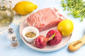 Шашлык из свинины с лимоном - фото шаг 1