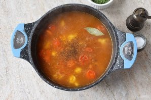 Постный суп с галушками - фото шаг 9