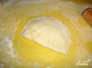 Сырные лепешки с начинкой - фото шаг 8