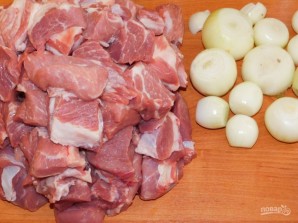 Шашлык из свинины в луковом маринаде - фото шаг 2
