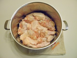 Соус с курицей и картошкой - фото шаг 1
