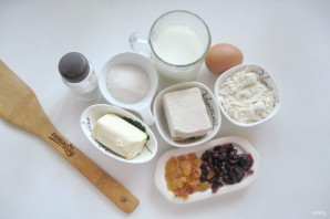 Пирог с сухофруктами из дрожжевого теста - фото шаг 1