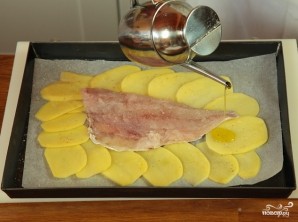 Филе рыбы с картошкой - фото шаг 3