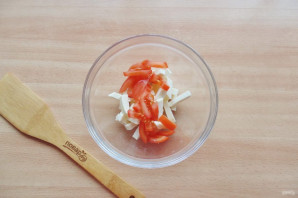 Адыгейский салат с баклажанами - фото шаг 6