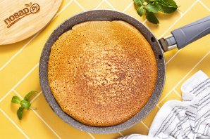 Блины из полбяной муки без яиц - фото шаг 8