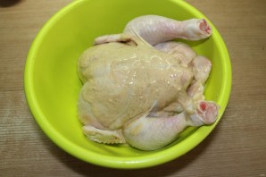 Курица, запечённая с тыквой - фото шаг 3