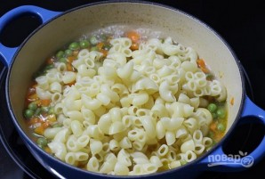 Густой суп с макаронами - фото шаг 5