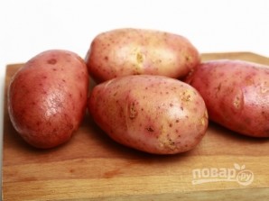 Картофель с брынзой запеченный - фото шаг 1