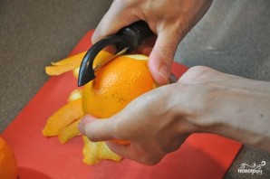 Цукаты из апельсиновых корок классические - фото шаг 1