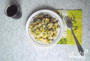 Зимний картофельный салат - фото шаг 5