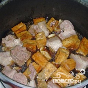 Жареная свинина с тофу - фото шаг 3