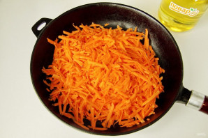 Горбуша с морковью в духовке - фото шаг 2