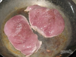 Свинина со сливками и сыром - фото шаг 2