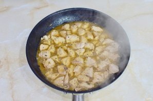 Спагетти с курицей в апельсиновом соусе - фото шаг 8