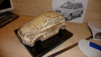 Торт "Автомобиль" - фото шаг 6
