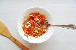 Морковь по-корейски с шампиньонами - фото шаг 10