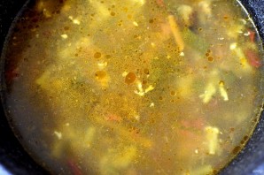 Куриный суп с грибами и цветной капустой - фото шаг 5