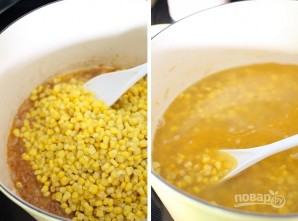 Пикантный кукурузный суп - фото шаг 4