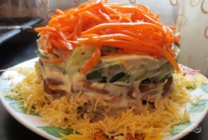 Салат из курицы с корейской морковью - фото шаг 7